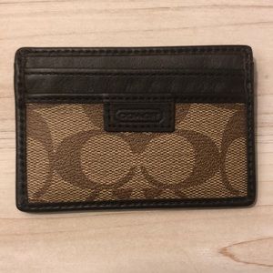 Coach Card Holder